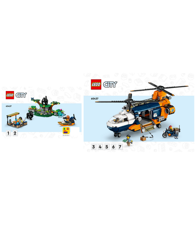 LEGO - Jungle verkenningshelikopter-Instructieboek - | N