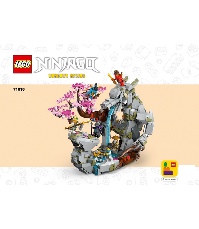 LEGO - Drakenstenen heiligdom-Instructieboek - | N