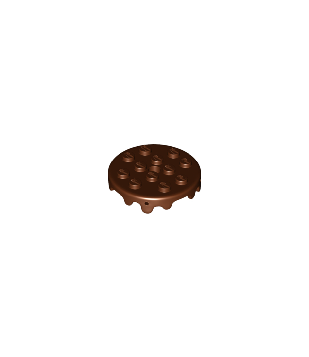 LEGO - Glazuur voor taart 4 x 4 - Reddish Brown | N