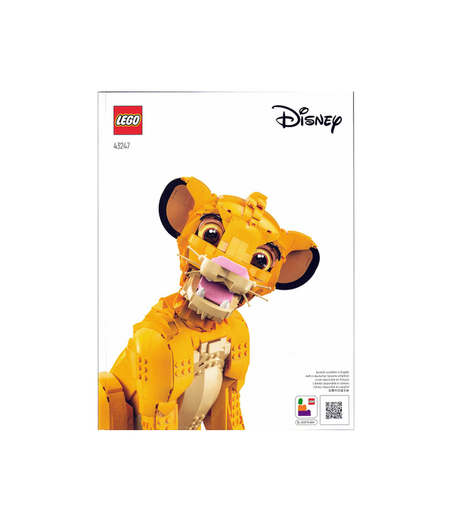 LEGO - Jonge Simba de leeuwenkoning-Instructieboek - | N