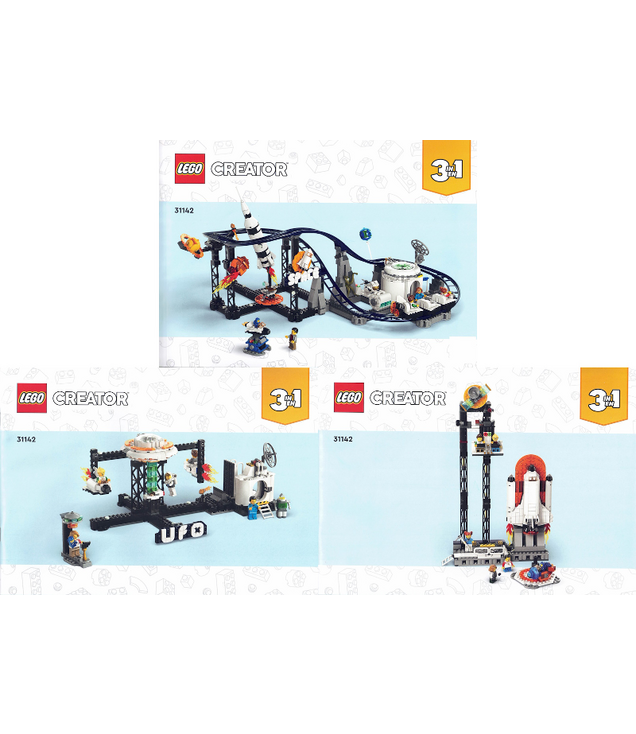 LEGO - Ruimterollercoaster-Instructieboek - | N