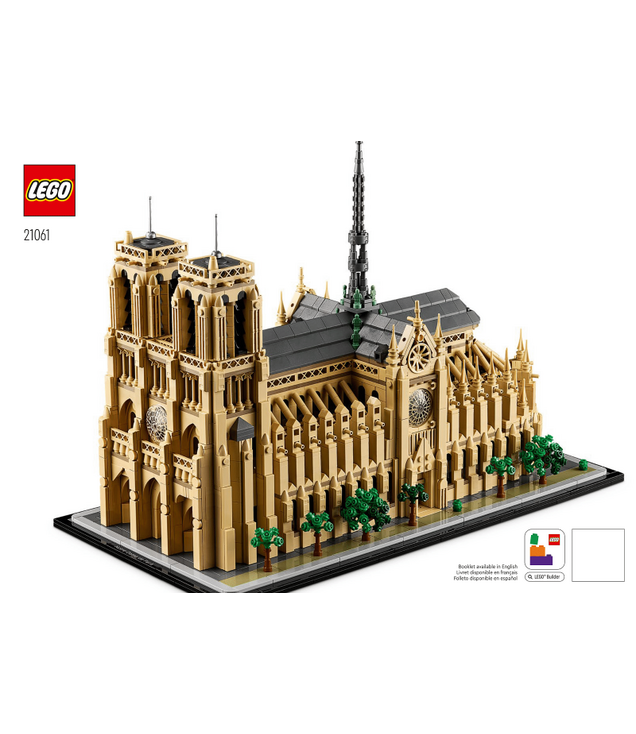 LEGO - Notre-Dame van Parijs-Instructieboek - | N