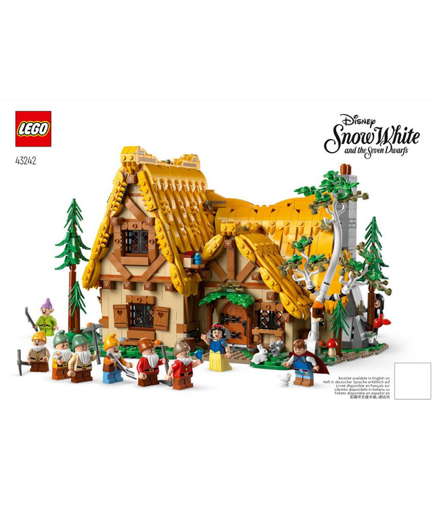 LEGO - Sneeuwwitje en het huisje van de zeven dwergen-Instructieboek - | N