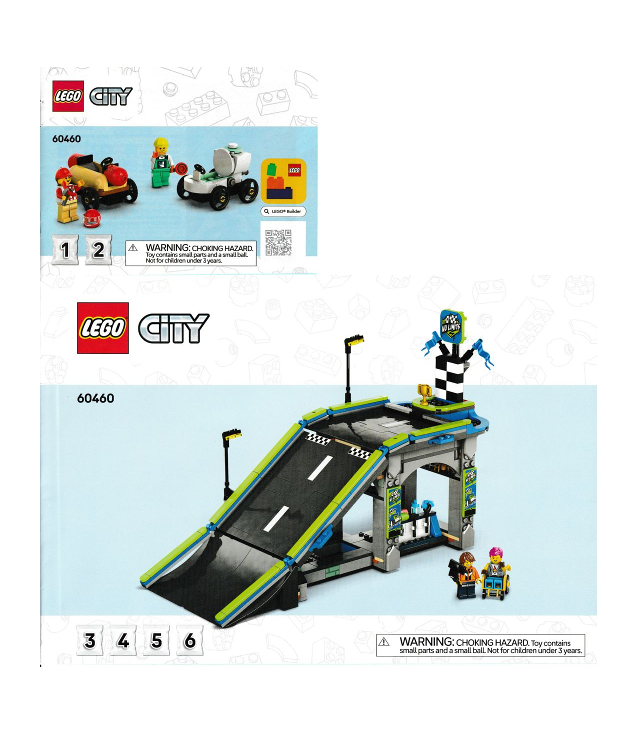 LEGO - No Limits: raceautorampe-Instructieboek - | N