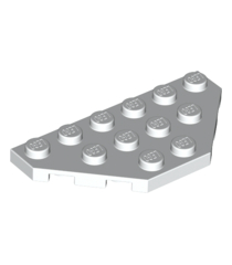 LEGO - Wig, plaat 3 x 6 met afgesneden hoeken - White | N - Thumbnail