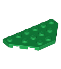 LEGO - Wig, plaat 3 x 6 met afgesneden hoeken - Green | N - Thumbnail
