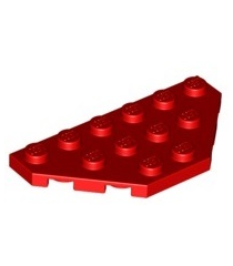 LEGO - Wig, plaat 3 x 6 met afgesneden hoeken - Red | N - Thumbnail