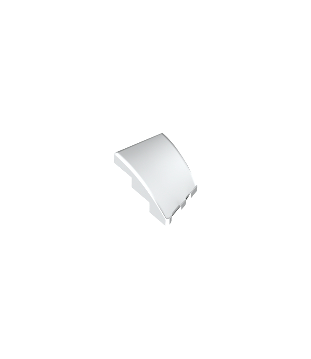 LEGO - Wig 3 x 2 links zonder noppen - White | N