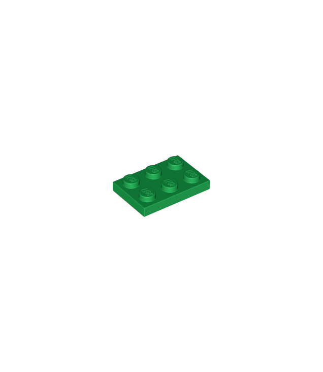 LEGO - Plaat 2 x 3 - Green | N