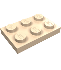 LEGO - Plaat 2 x 3 - Light Nougat | N - Thumbnail
