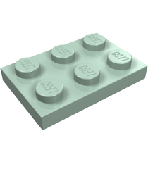 LEGO - Plaat 2 x 3 - Sand Green | N - Thumbnail