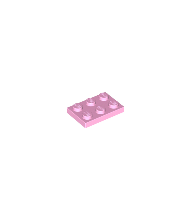 LEGO - Plaat 2 x 3 - Bright Pink | N