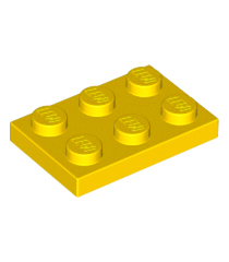 LEGO - Plaat 2 x 3 - Yellow | N - Thumbnail