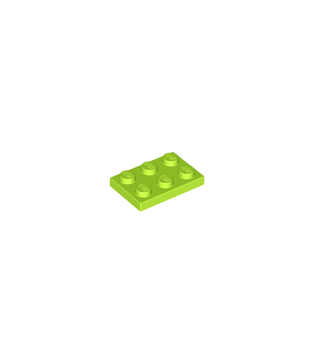 LEGO - Plaat 2 x 3 - Lime | N