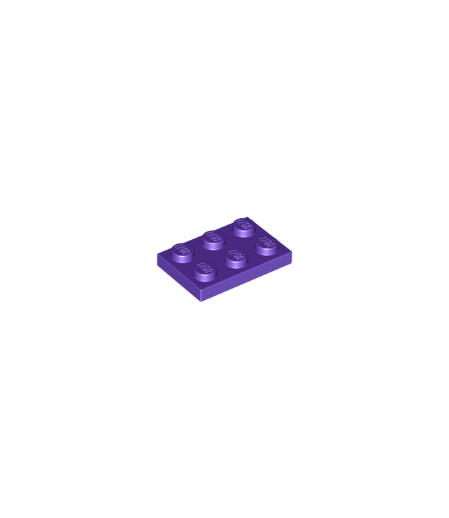 LEGO - Plaat 2 x 3 - Dark Purple | N