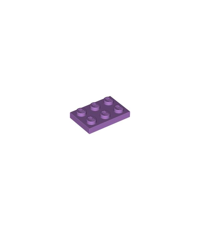 LEGO - Plaat 2 x 3 - Medium Lavender | N
