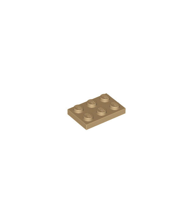 LEGO - Plaat 2 x 3 - Dark Tan | N