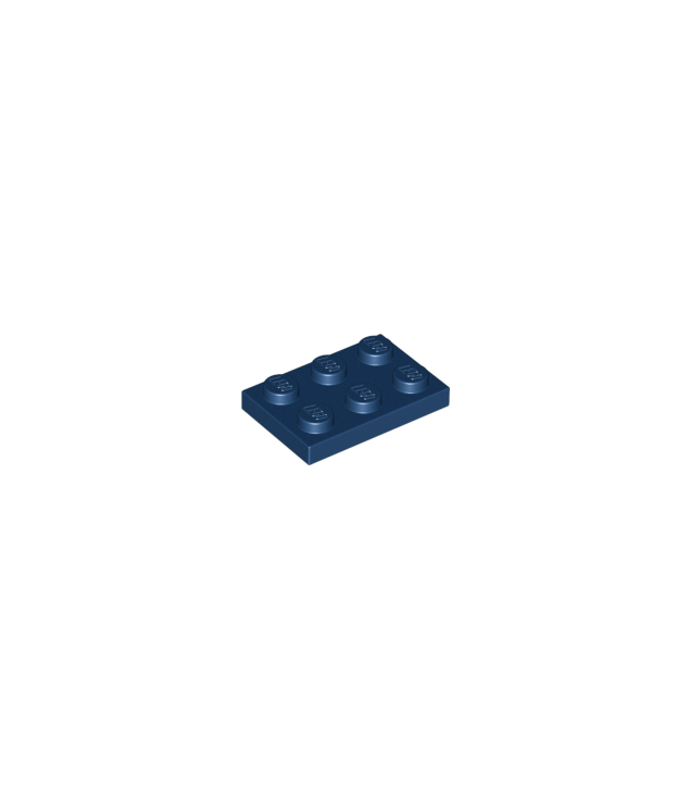 LEGO - Plaat 2 x 3 - Dark Blue | N