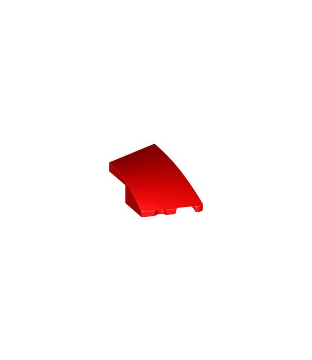 LEGO - Wig 3 x 2 rechts zonder noppen - Red | N