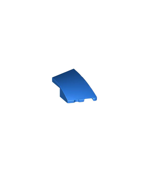 LEGO - Wig 3 x 2 rechts zonder noppen - Blue | N