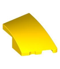 LEGO - Wig 3 x 2 rechts zonder noppen - Yellow | N - Thumbnail