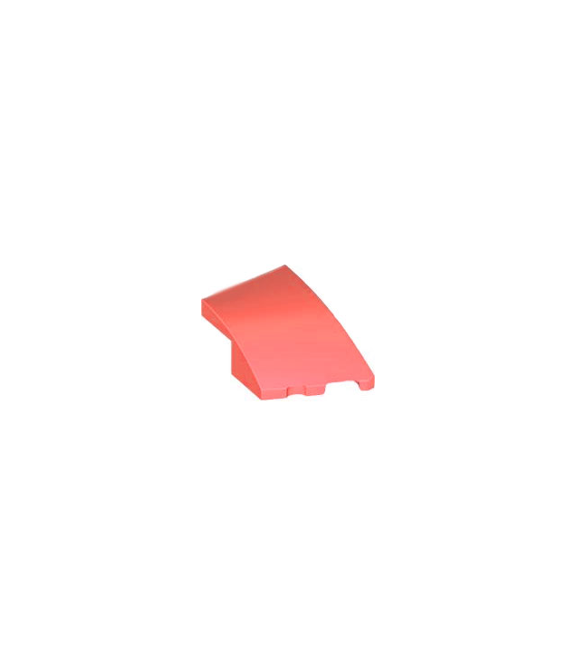 LEGO - Wig 3 x 2 rechts zonder noppen - Coral | N
