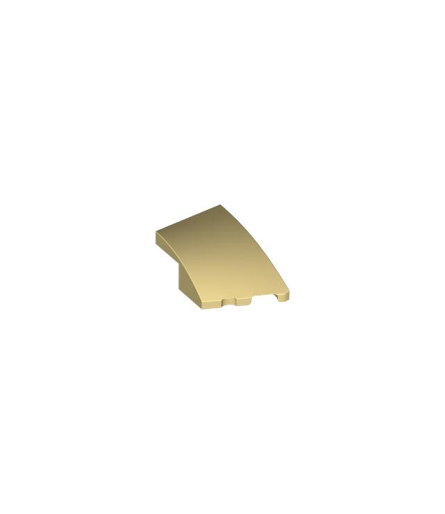 LEGO - Wig 3 x 2 rechts zonder noppen - Tan | N