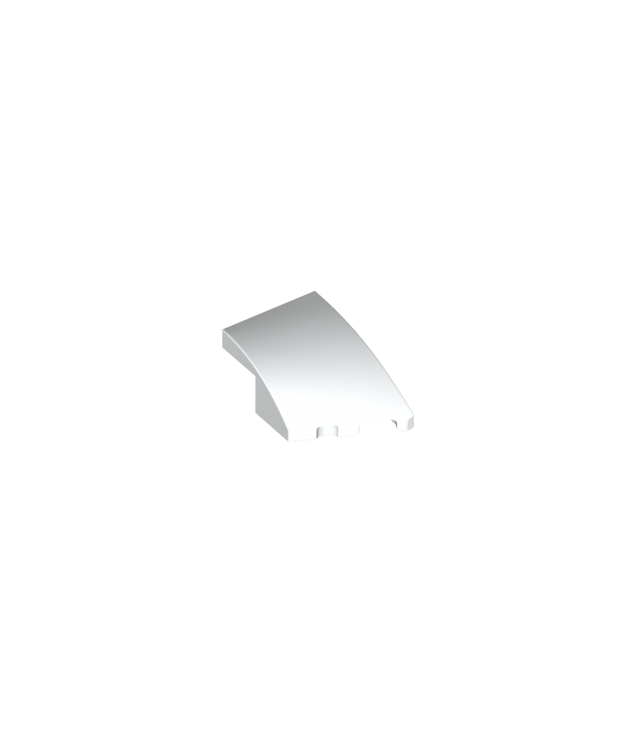 LEGO - Wig 3 x 2 rechts zonder noppen - White | N
