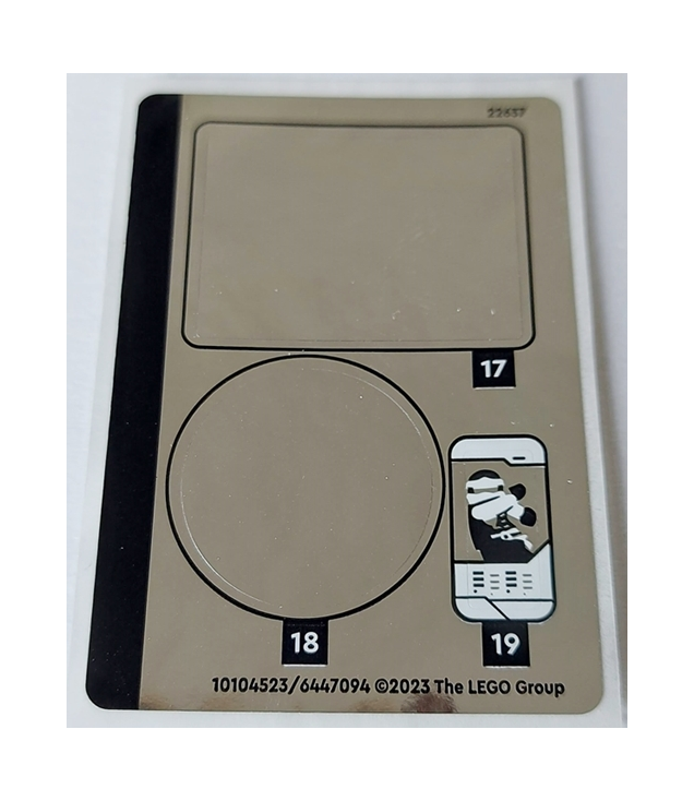 LEGO - Stickervel voor set 60380, vel 2, gespiegeld – (10104523/6447094) - (Not Applicable) | N