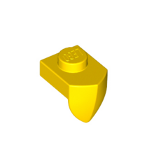 LEGO - Plaat, gemodificeerd 1 x 1 met verticale tand - Yellow | N - Thumbnail