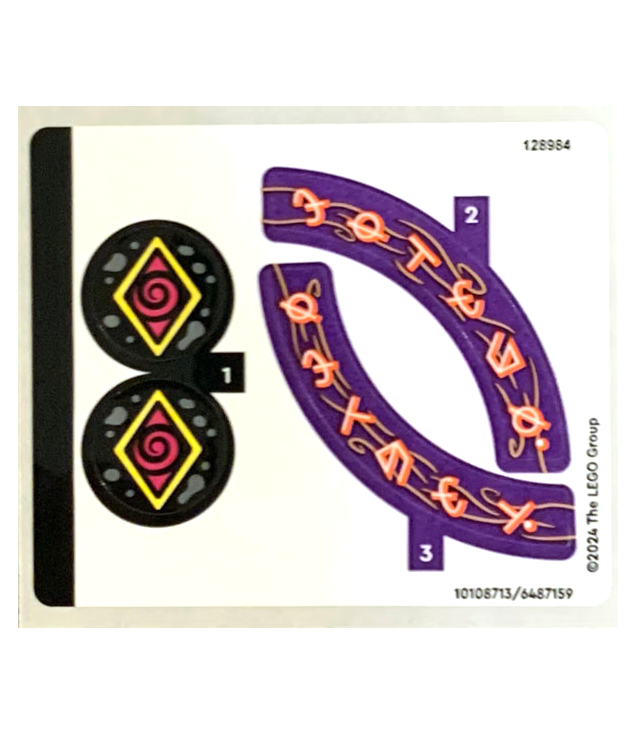 LEGO - Stickervel voor set 71478 – (10108713/6487159) - (Not Applicable) | N