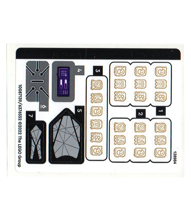 LEGO - Stickervel voor set 76213 – (10087139/6376552) - (Not Applicable) | N