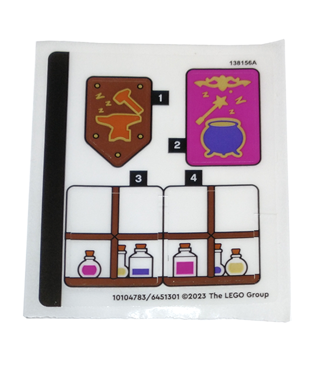 LEGO - Stickervel voor set 40657 – (10104783/6451301) - (Not Applicable) | N