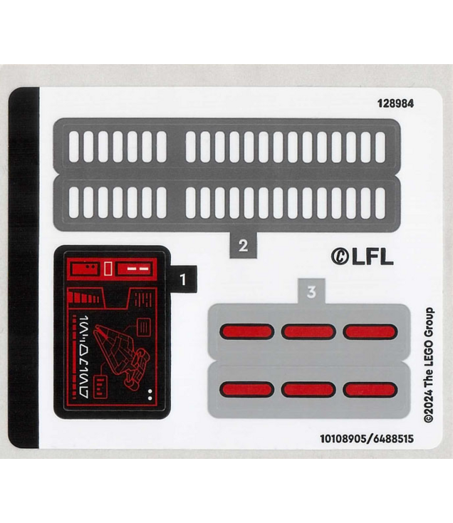 LEGO - Stickervel voor set 75386 – (10108905/6488515) - (Not Applicable) | N