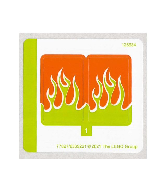 LEGO - Stickervel voor set 60299 – (77827/6339221) - (Not Applicable) | N