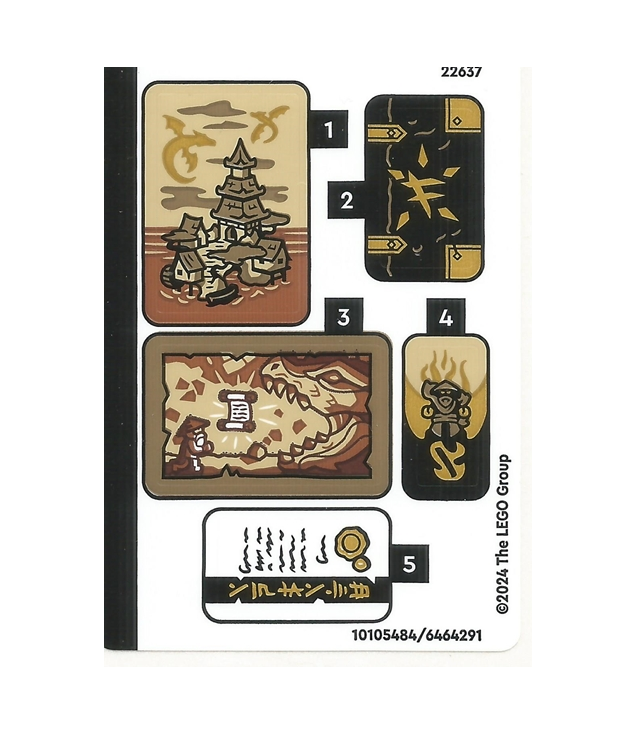 LEGO - Stickervel voor set 71819 – (10105484/6464291) - (Not Applicable) | N
