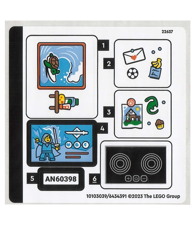 LEGO - Stickervel voor set 60398 – (10103039/6434391) - (Not Applicable) | N