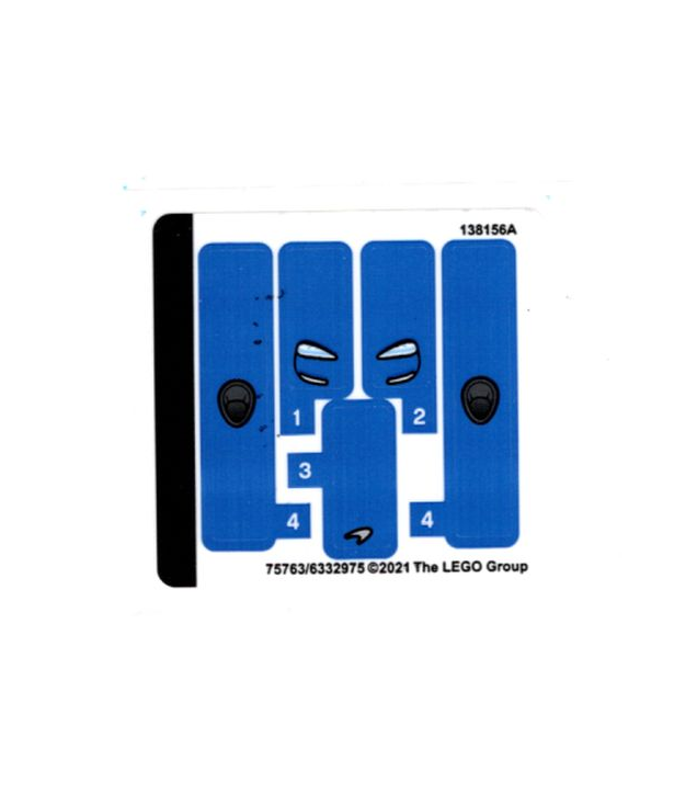 LEGO - Stickervel voor set 30343 – (75763/6332975) - (Not Applicable) | N