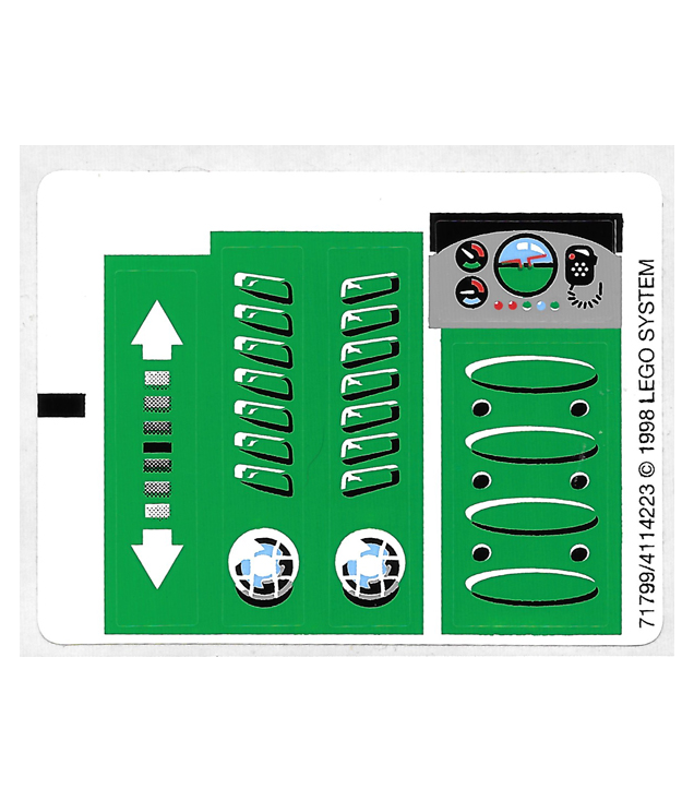 LEGO - Stickervel voor set 8213 – (71799/4114223) (Vintage jaren ’90 onderdeel) - (Not Applicable) | N