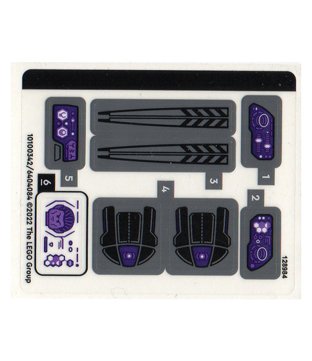 LEGO - Stickervel voor set 76214 – (10100342/6404084) - (Not Applicable) | N