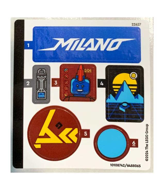 LEGO - Stickervel voor set 76286 – (10108742/6488065) - (Not Applicable) | N