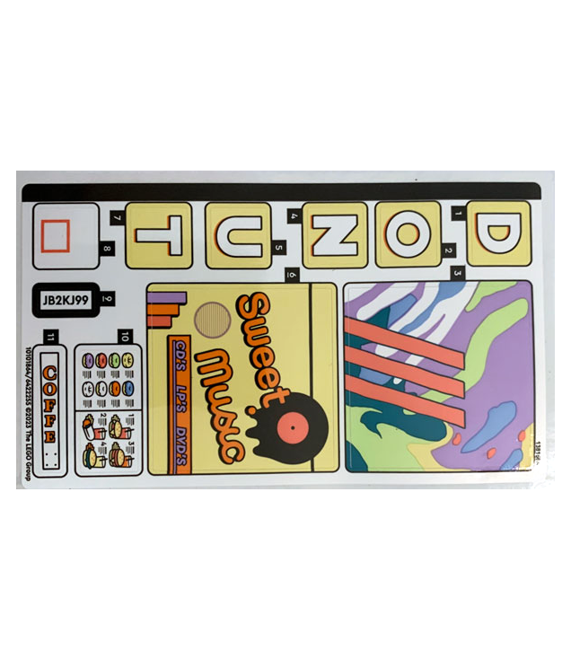 LEGO - Stickervel voor set 21339, vel 1 – (10101864/6422255) - (Not Applicable) | N