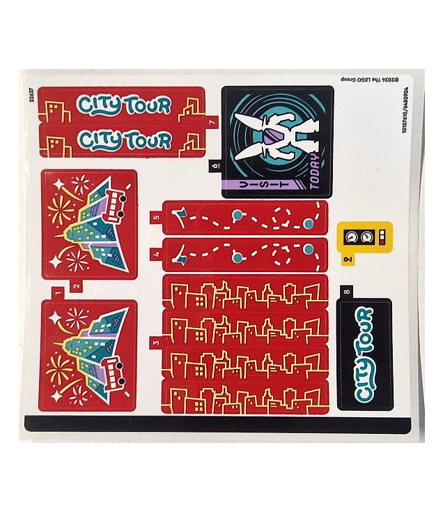 LEGO - Stickervel voor set 60407 – (10107610/6480904) - (Not Applicable) | N