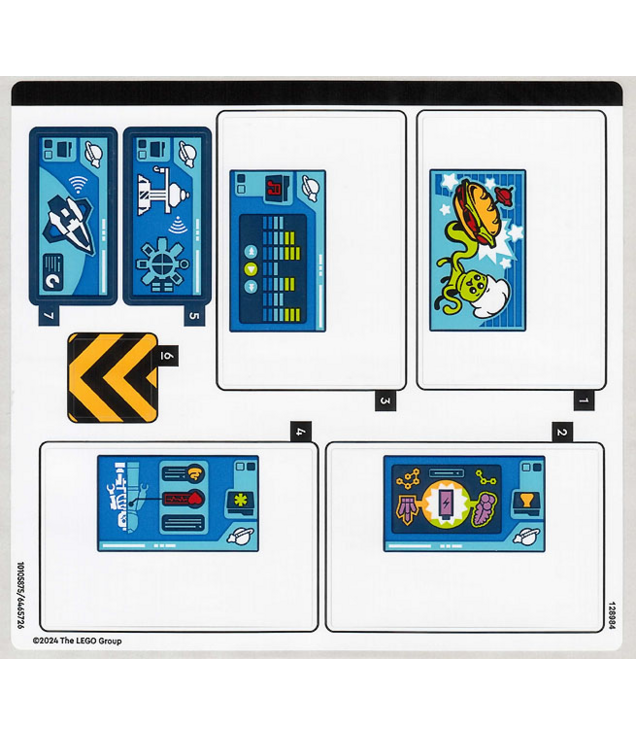 LEGO - Stickervel voor set 60434 – (10105875/6465726) - (Not Applicable) | N