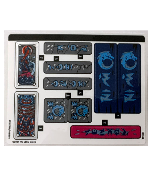 LEGO - Stickervel voor set 71813 – (10107814/6481896) - (Not Applicable) | N