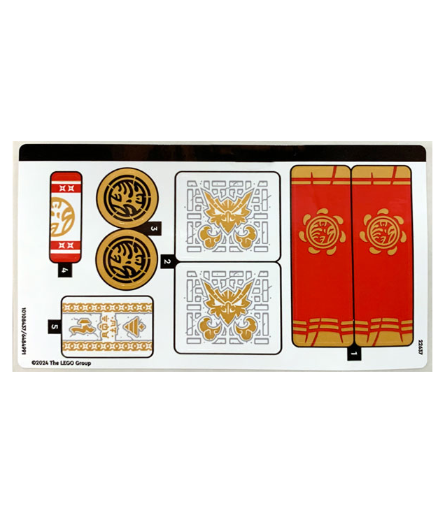 LEGO - Stickervel voor set 71818 – (10108437/6484991) - (Not Applicable) | N