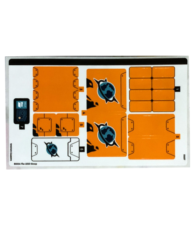 LEGO - Stickervel voor set 60437 – (10107617/6480911) - (Not Applicable) | N