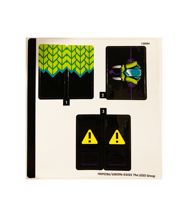 LEGO - Stickervel voor set 60339 – (10092286/6380396) - (Not Applicable) | N