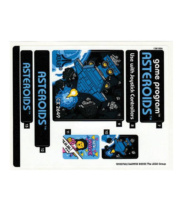 LEGO - Stickervel voor set 10306, vel 2 – (10100760/6409933) - (Not Applicable) | N