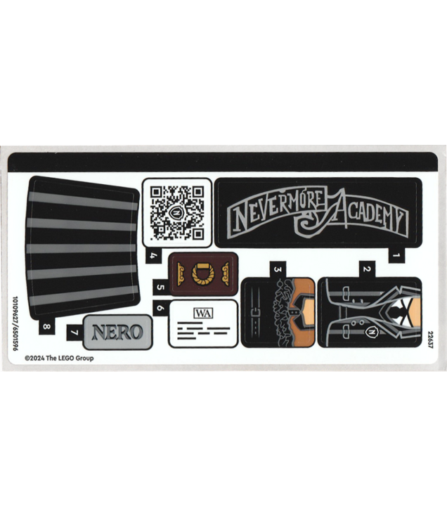 LEGO - Stickervel voor set 76780 – (10109627/6501596) - (Not Applicable) | N